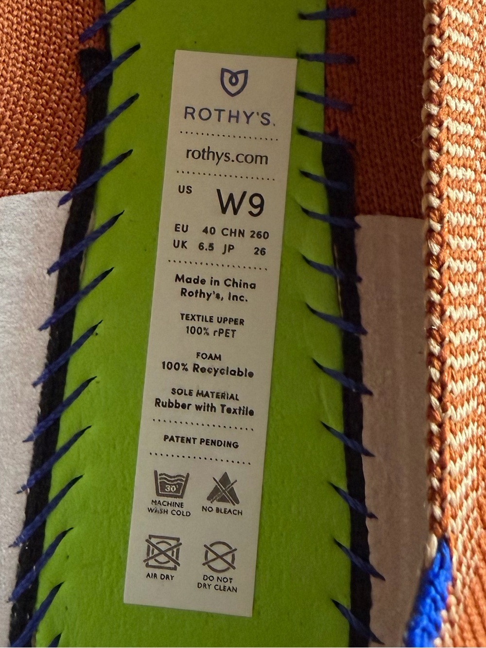 Rothy’s FAWN Rounded Toe Flat Size 9 - Picture 10 of 12